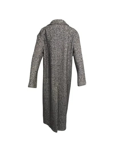 Tagliatore Black Wool Coat