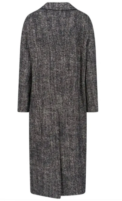 Tagliatore Black Wool Coat