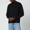 Tagliatore Wool Turtleneck Sweater Long Sleeves In Black