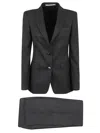 Tagliatore Single Button Suit In Black