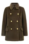 Tagliatore Classic Double-breasted Coat Flap Pockets In Green