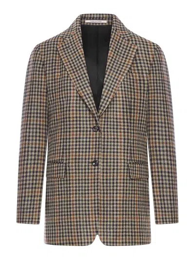TAGLIATORE SINGLE-BREASTED TAILORED WOOL JACKET