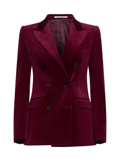 Tagliatore Blazer In Prune