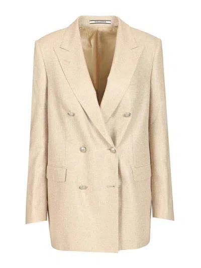 Tagliatore Blazer - Beis In Brown