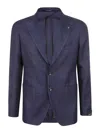 Tagliatore Classic Two-button Montecarlo Blazer In Blue