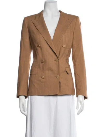 Pre-owned Tagliatore Blazer In Brown
