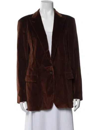 Pre-owned Tagliatore Blazer In Brown