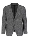 Tagliatore Tailored Suit Jacket Notch Lapel In Grey