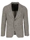Tagliatore Houndstooth-print Single-breasted Blazer