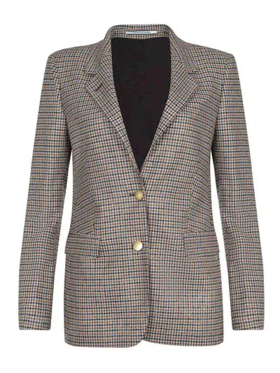 TAGLIATORE SINGLE-BREASTED JACKET WOOL BLEND
