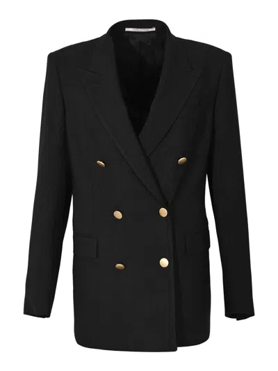Tagliatore Double-breasted Jasmine Jacket In Black