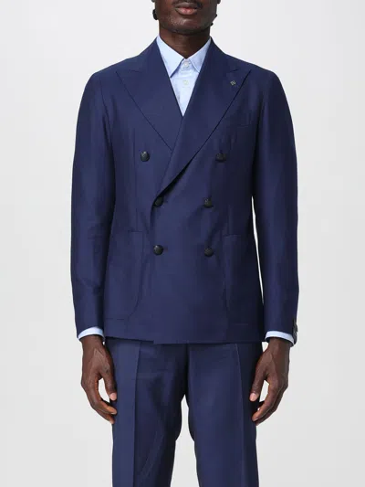 Tagliatore Jacket  Men Color Blue