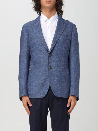 Tagliatore Montecarlo Single-breasted Blazer In Blau