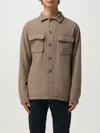 Tagliatore Buttoned Flap-pockets Shirt Jacket In Brown