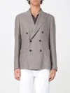 Tagliatore Double Breasted Jacket Featuring Back Vent