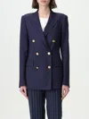Tagliatore Tailored Double-breasted Jacket Gold Buttons In Blue