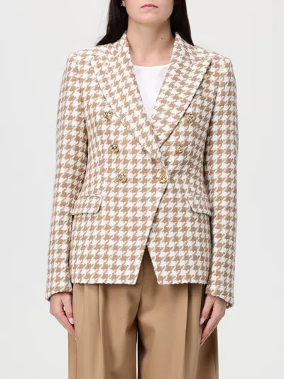 Tagliatore Blazer  Woman Color Brown In Multi
