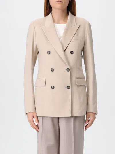 Tagliatore Blazer  Woman Color Brown In Neutral