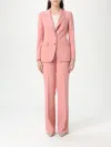 Tagliatore Parisian Single-breasted Suit Flap Pockets In Pink