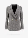 Tagliatore Jalicya Double-breasted Blazer Jacket In White