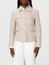 Tagliatore India Button Pocket Jacket In Neutral