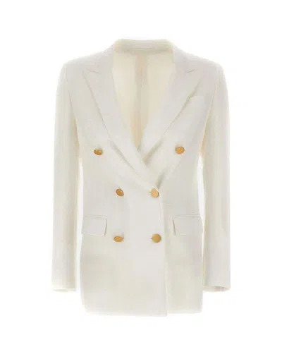 Tagliatore Blazers In White