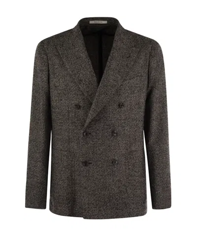 TAGLIATORE TAGLIATORE DOUBLE-BREASTED TAILORED JACKET