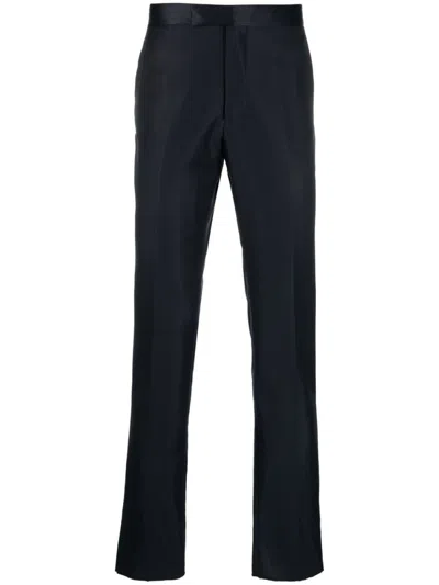 Tagliatore Blue Bruce Straight-leg Trousers