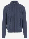Tagliatore Godfrey Wool Blend Sweater In Blue