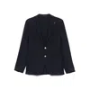 Tagliatore Single-breasted Blazer In Blue