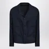 Tagliatore Blue Linen Short Blouson