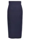 Tagliatore 'myra' High-waisted Knee-length Skirt In Blue