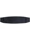 Tagliatore Man Belt Midnight Blue Size Onesize Polyester In Blue