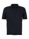Tagliatore Melange Blue Polo Shirt