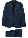 Tagliatore Blue Suit With Jacket, Waistcoat And Trousers