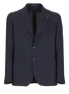 Tagliatore Tailored Wool Blazer With Notch Lapels