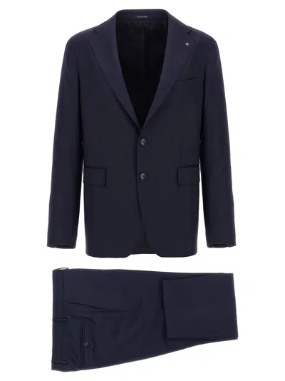 Tagliatore Blue Virgin Wool Two-piece Men's Suit