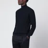 Tagliatore Wool Turtleneck Sweater Long Sleeves In Black