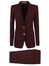 Tagliatore Two-button Suit In Burgundy