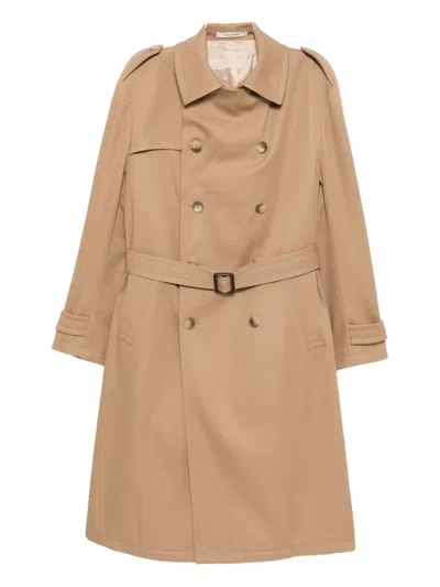 Tagliatore Born Trench Coat In Neutral