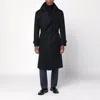 Tagliatore Double-breasted Coat In Black