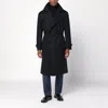 Tagliatore Double-breasted Coat In Black