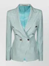 Tagliatore Double-breasted Tweed Blazer
