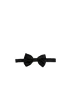 TAGLIATORE BOW-DETAILING SILK TIE