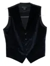 Tagliatore Brian Button Waistcoat In Blue