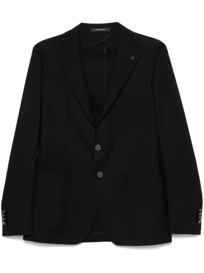 Tagliatore Brooch Detail Blazer In Black