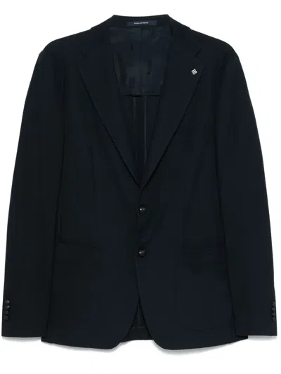 TAGLIATORE BROOCH-DETAIL BLAZER