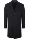 Tagliatore Classic Coat In Black