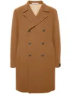 Tagliatore Double-breasted Coat In F3430 Brown