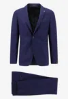 Tagliatore Virgin Wool Tuxedo In Blue